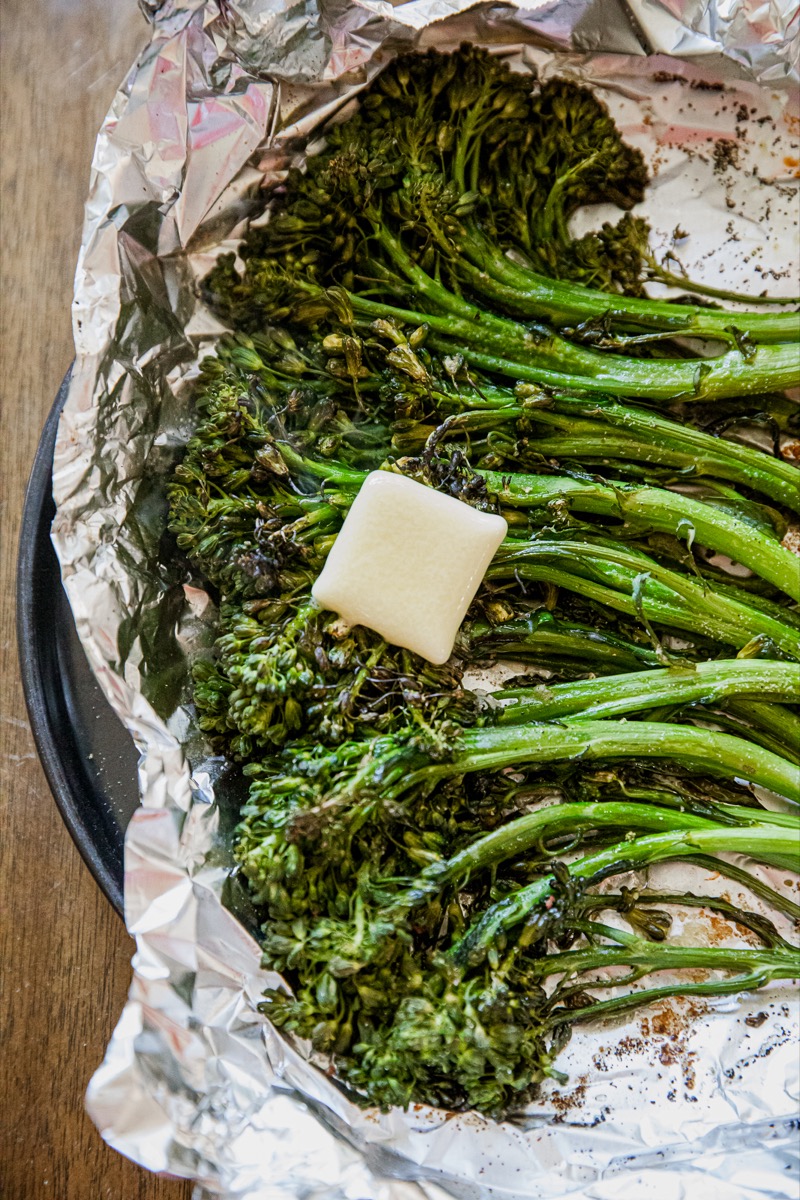 Traeger Roasted Broccolini