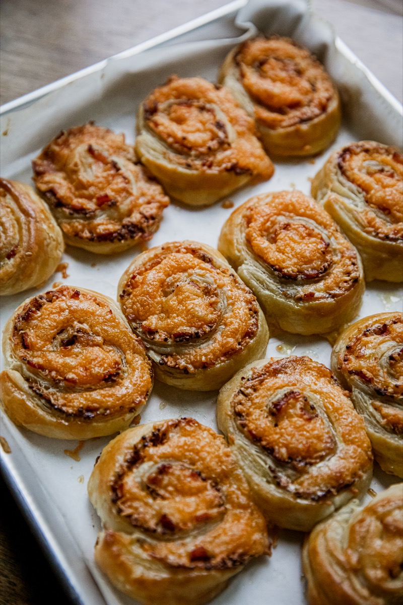 Traeger Ham and Cheese Pinwheels