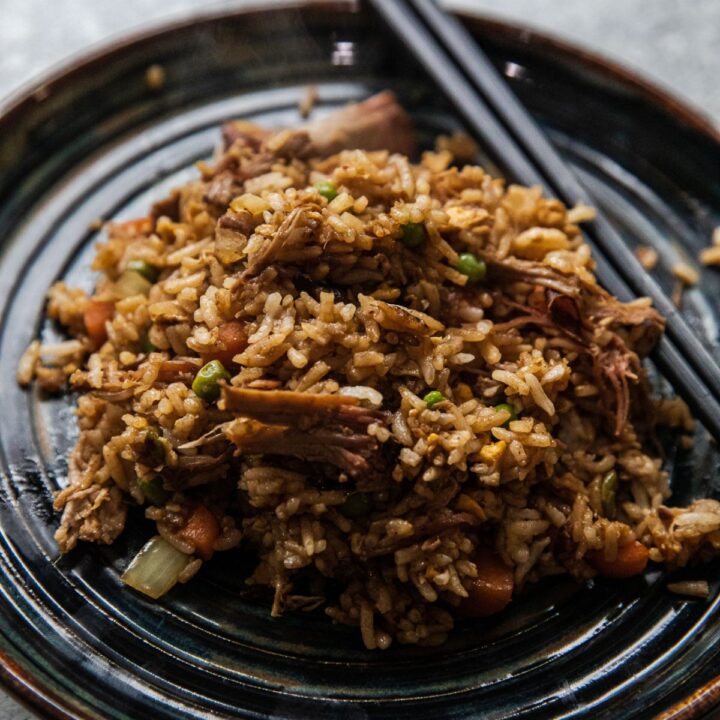 Smoked Pulled Pork Fried Rice