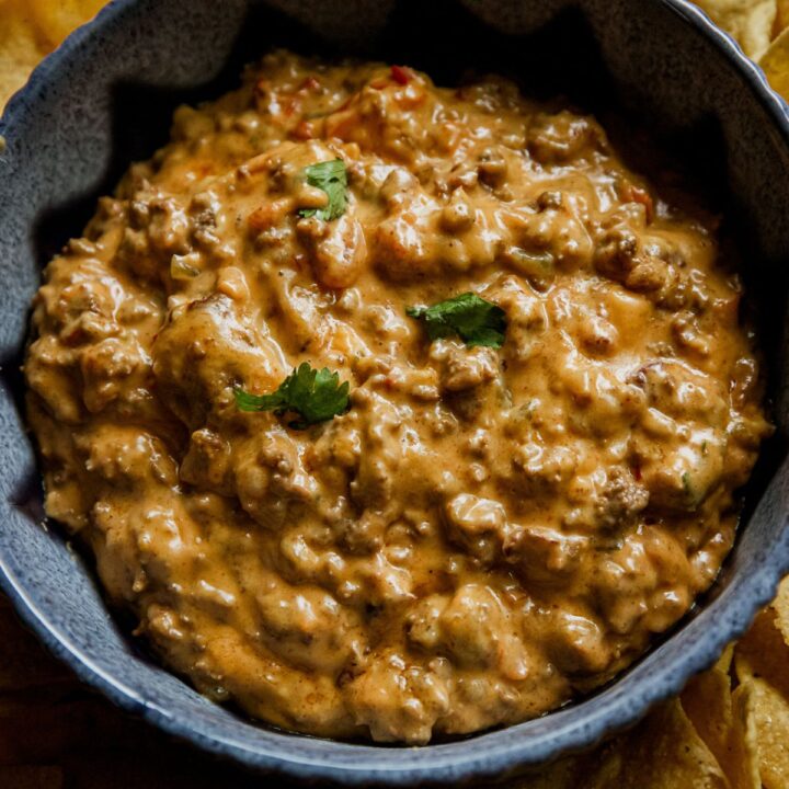 Smoked Over The Top Queso Con Carne