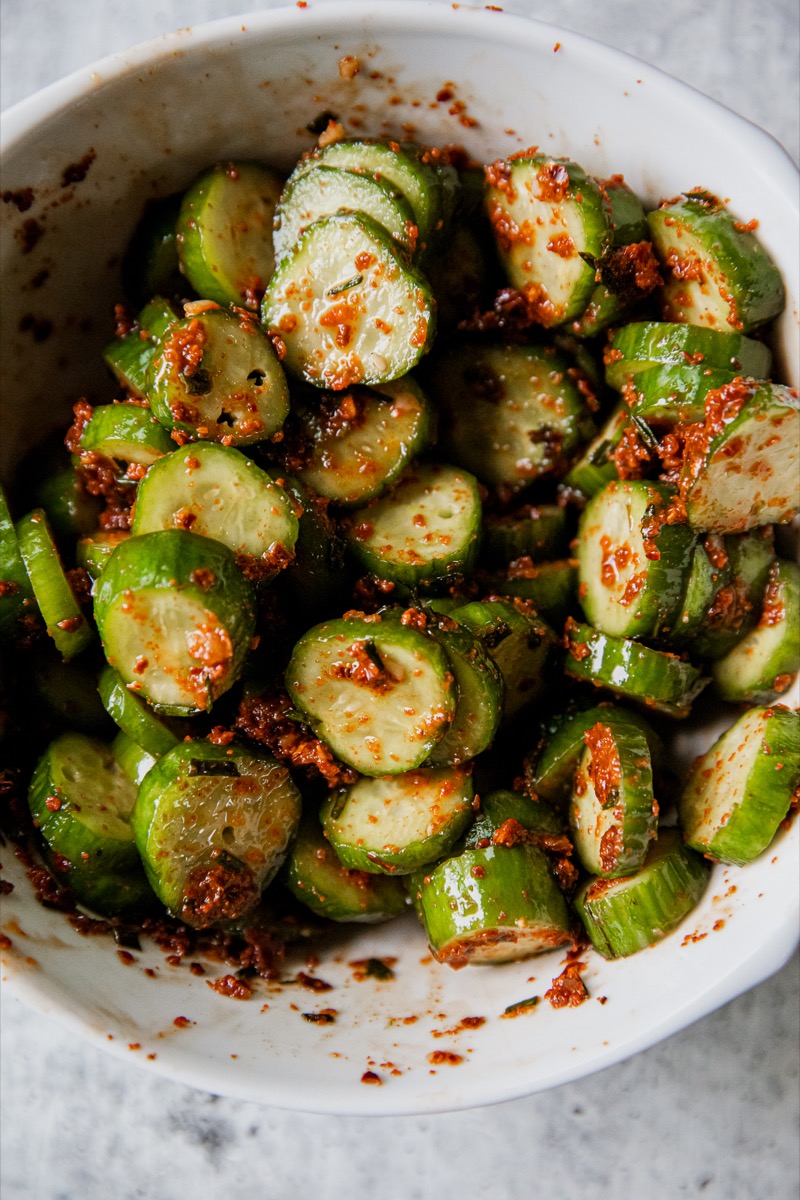 Quick Cucumber Kimchi