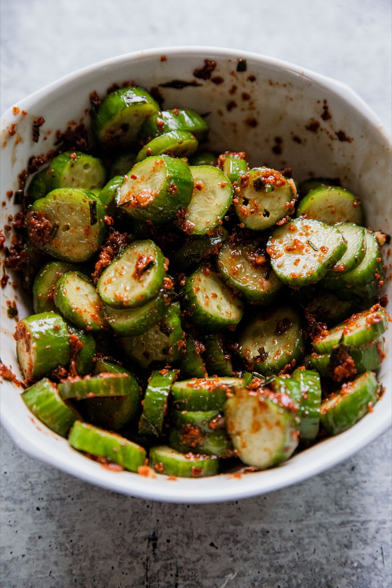 Quick Cucumber Kimchi