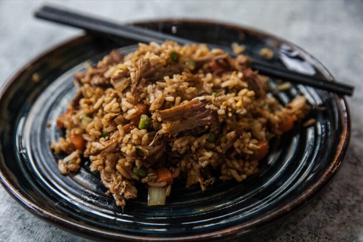 Smoked Pulled Pork Fried Rice