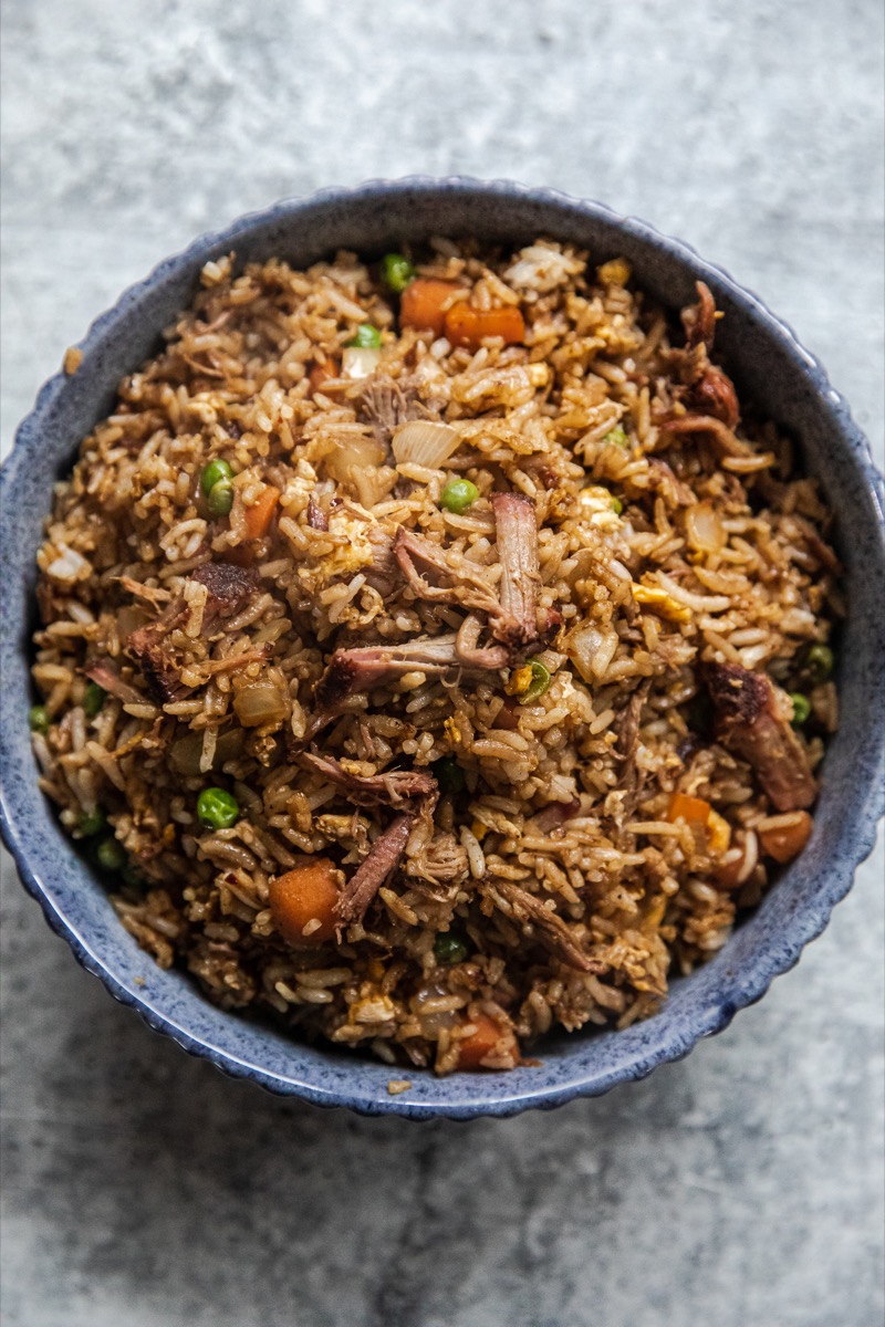 Pulled Pork Fried Rice