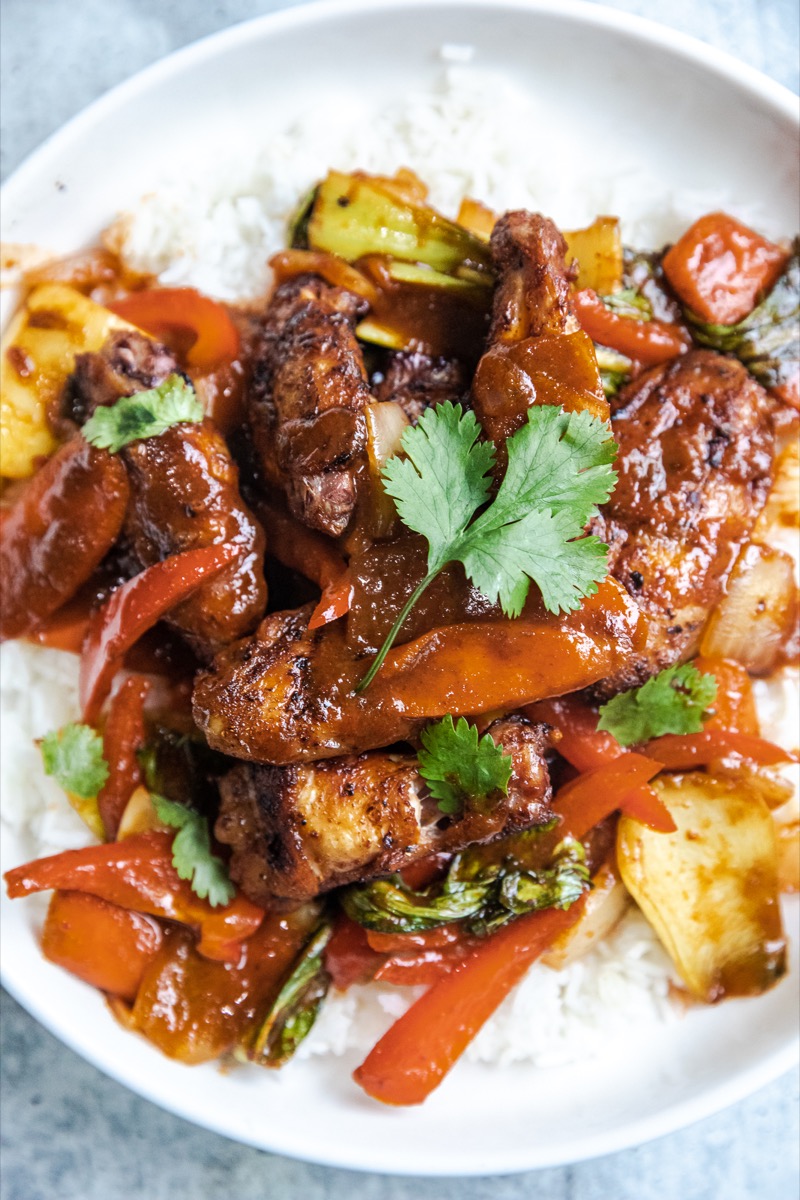 Thai Red Curry Chicken Wings