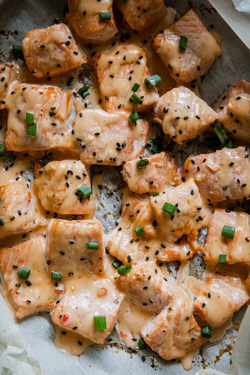 Air Fryer Bang Bang Salmon