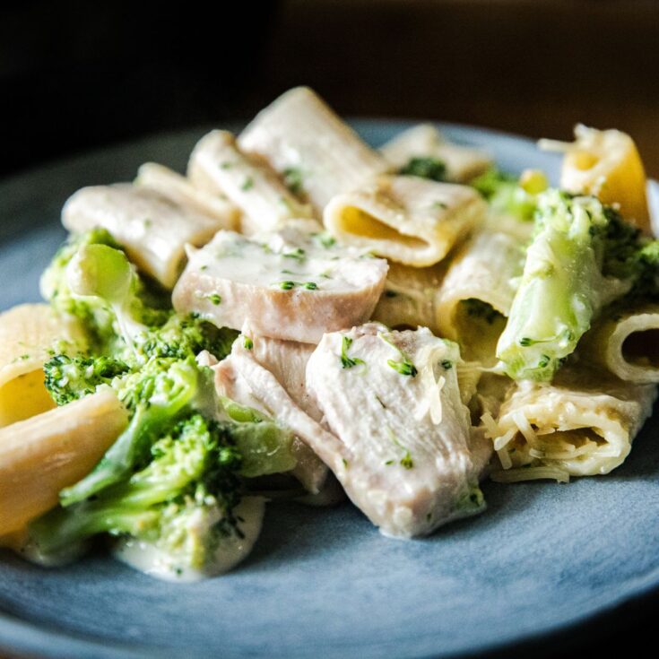 Chicken Alfredo Bake