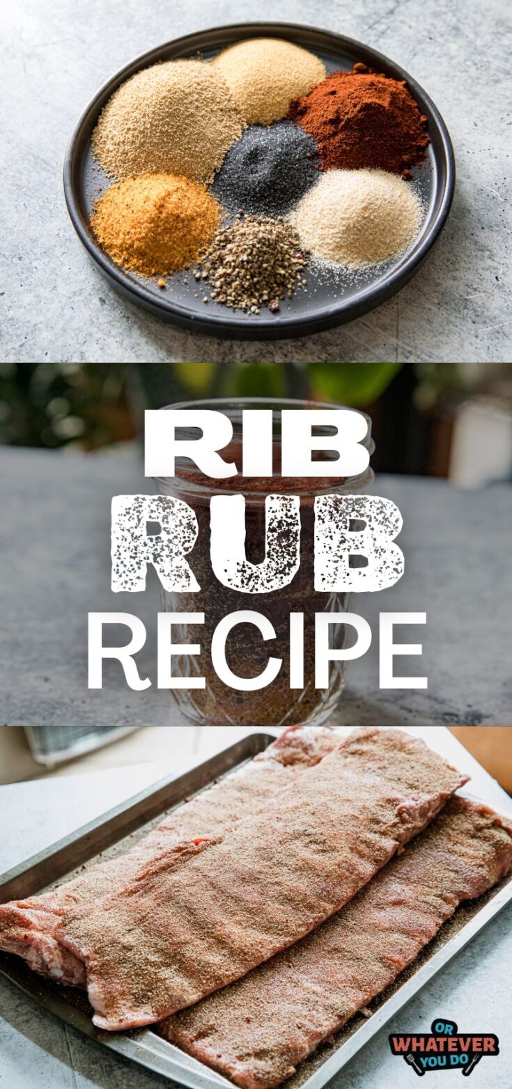 Rib Rub Recipe – Or Whatever You Do