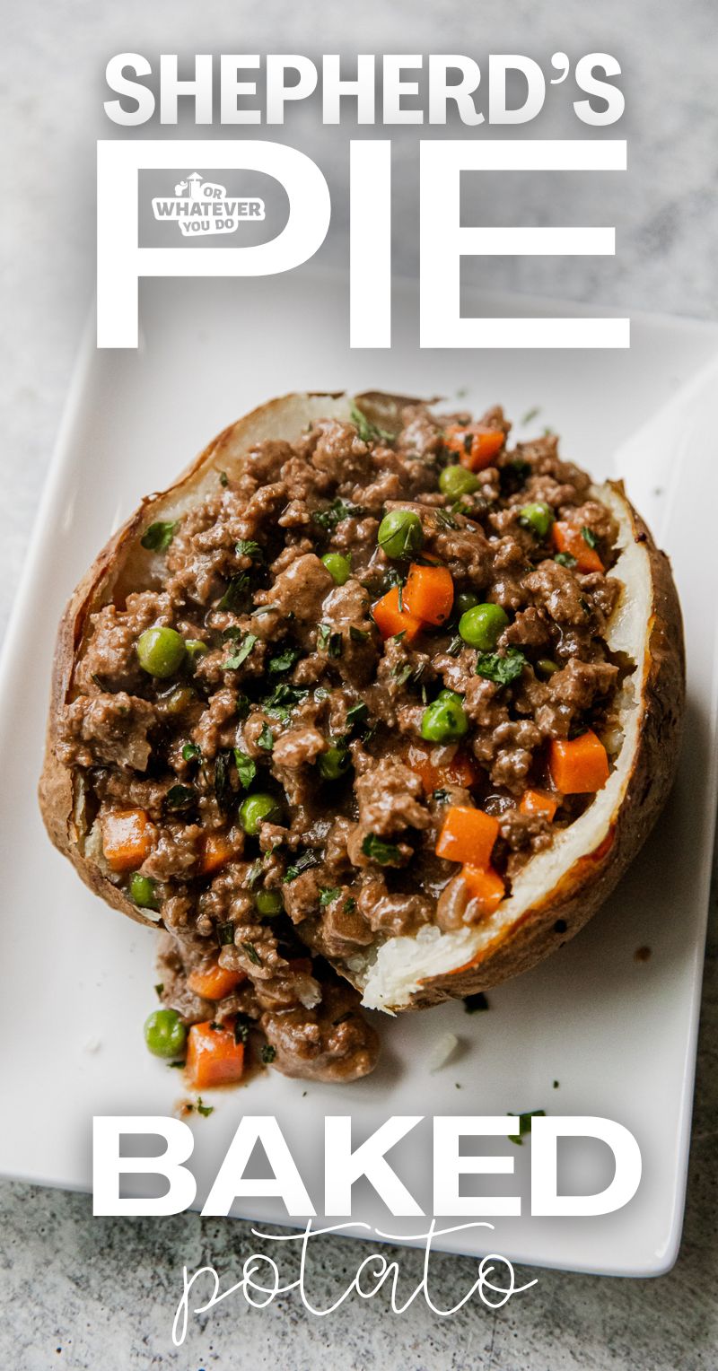 Traeger Shepherd's Pie Baked Potato