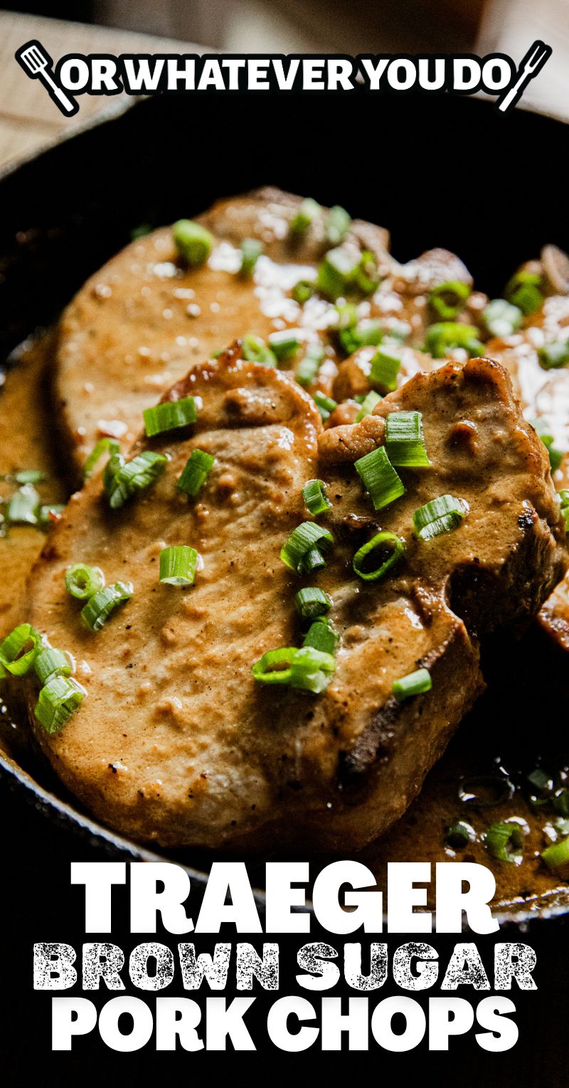 Traeger Brown Sugar Pork Chops