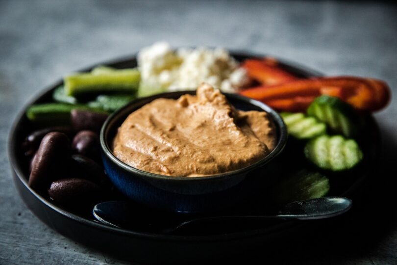 Traeger Red Pepper Hummus