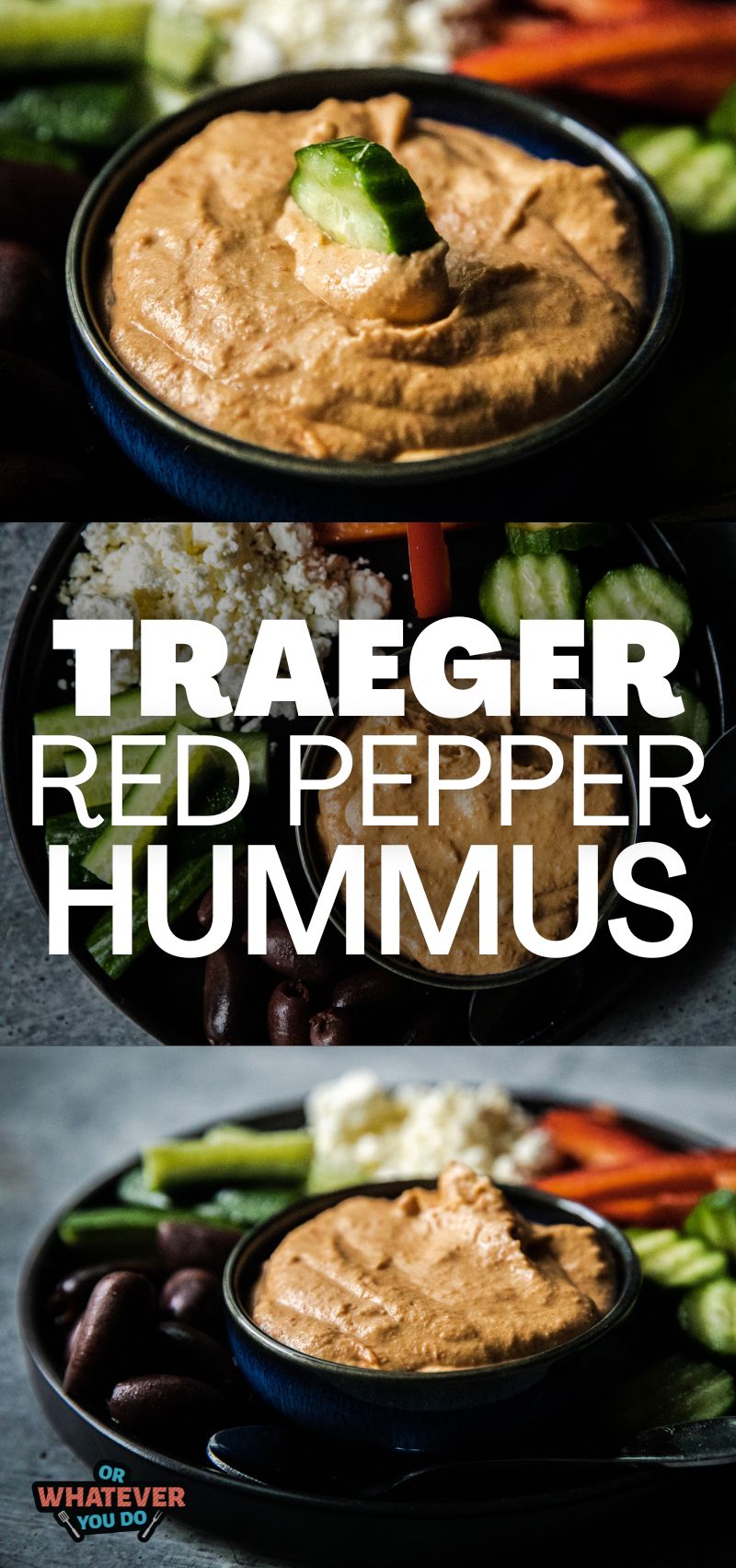 Traeger Red Pepper Hummus