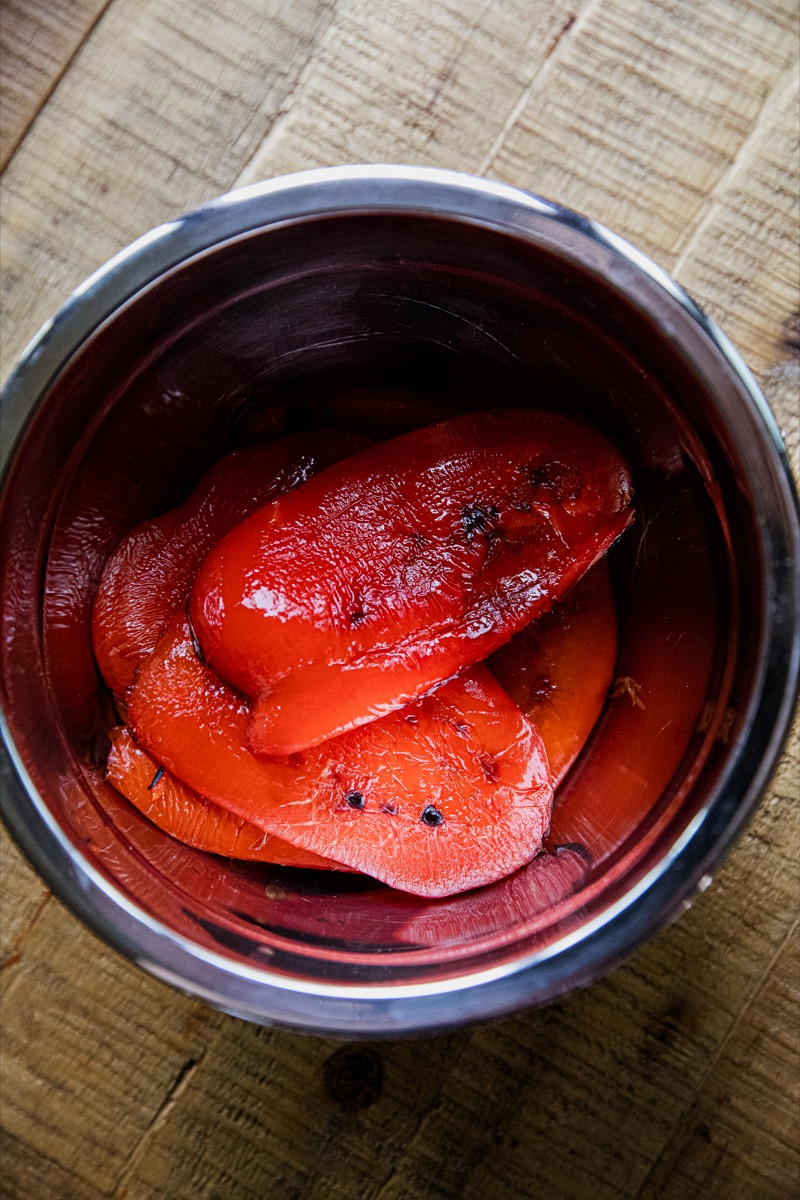 Traeger Roasted Red Peppers