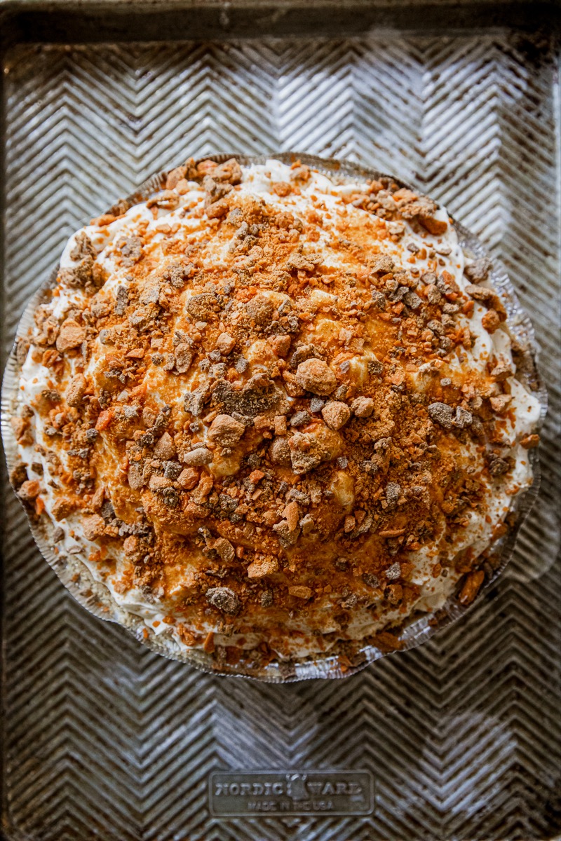 Butterfinger Fluff Pie