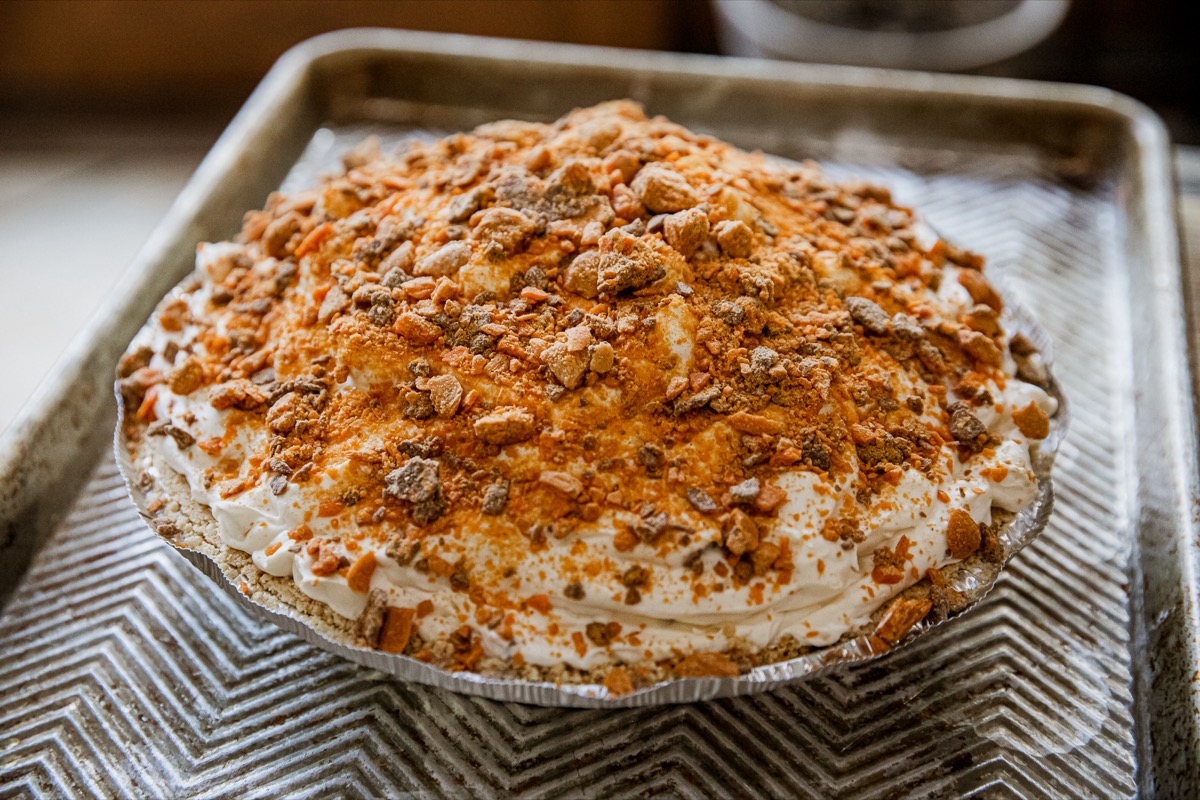 Butterfinger Fluff Pie