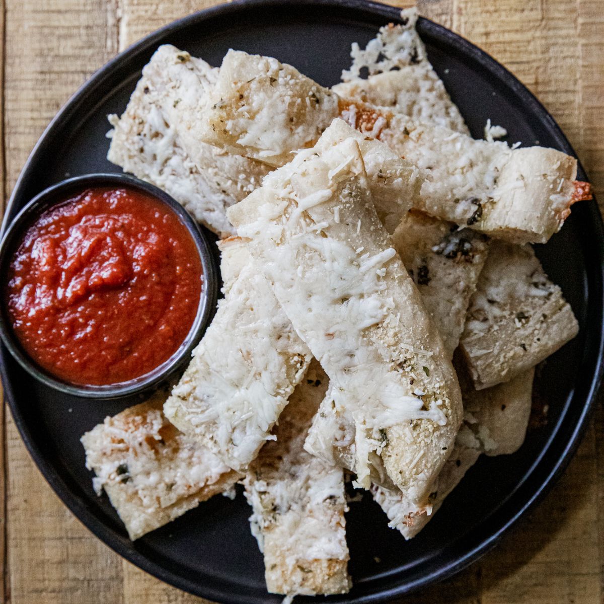 Traeger Cheesy Garlic Breadsticks