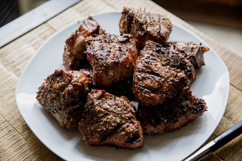 Grilled Lamb Loin Chops