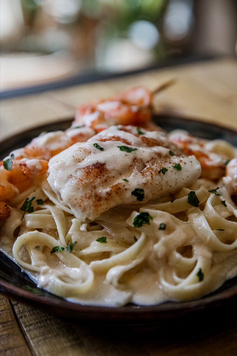 Surf and Surf Seafood Alfredo