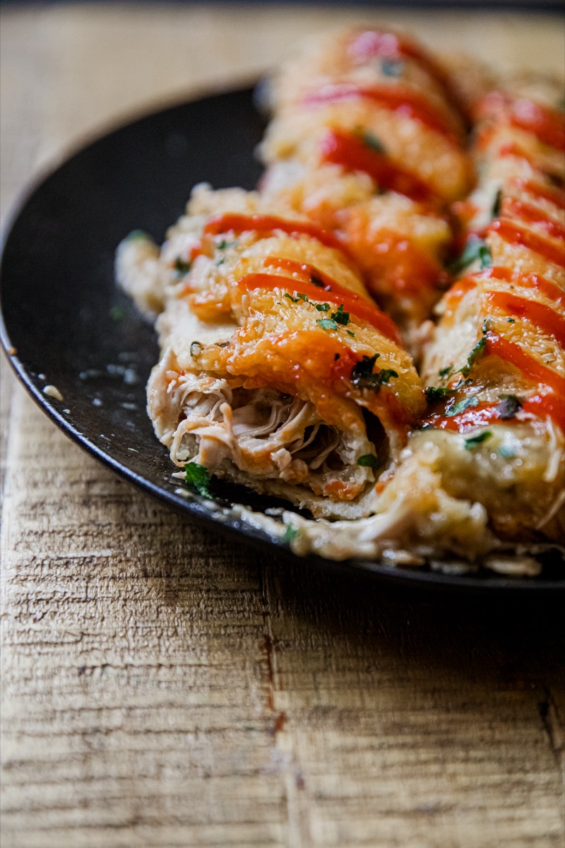 Verde Chicken Enchiladas