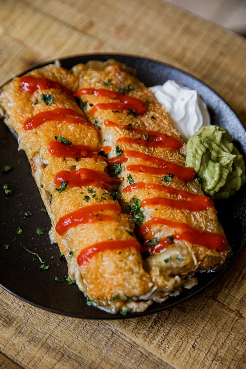Verde Chicken Enchiladas