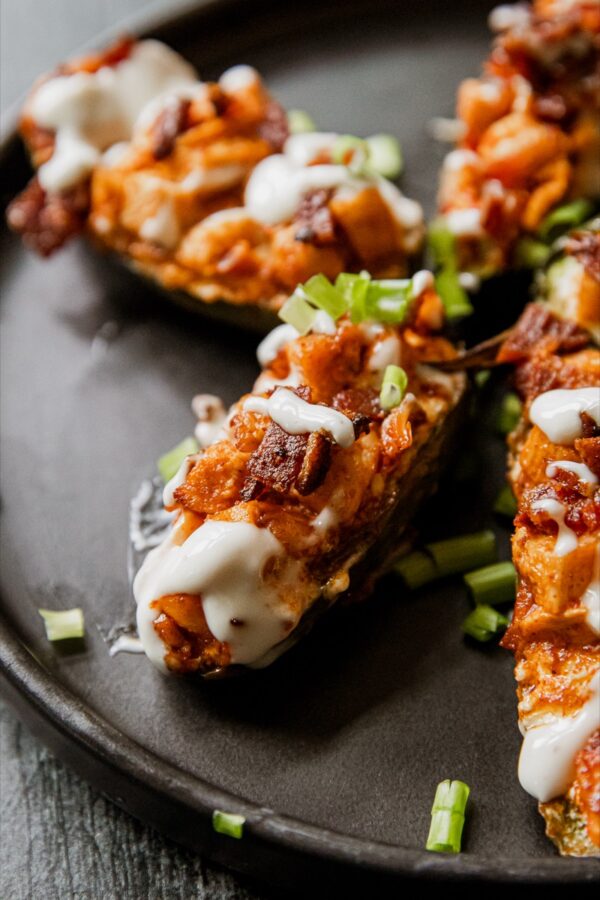 Buffalo Chicken Jalapeño Poppers