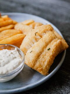 Cornmeal Crusted Halibut