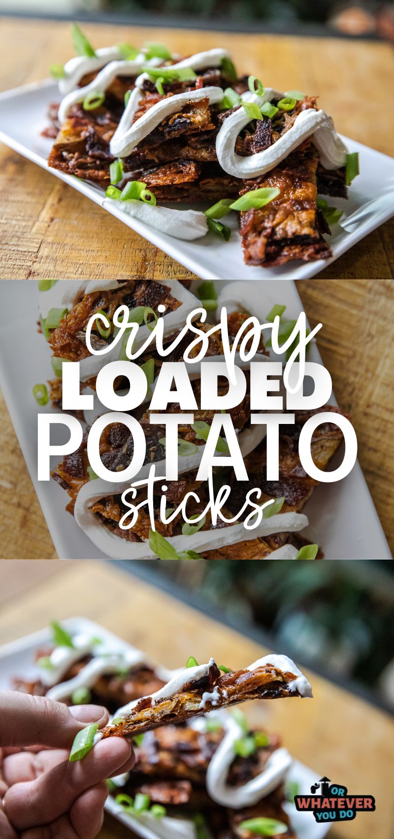 Crispy Loaded Potato Sticks