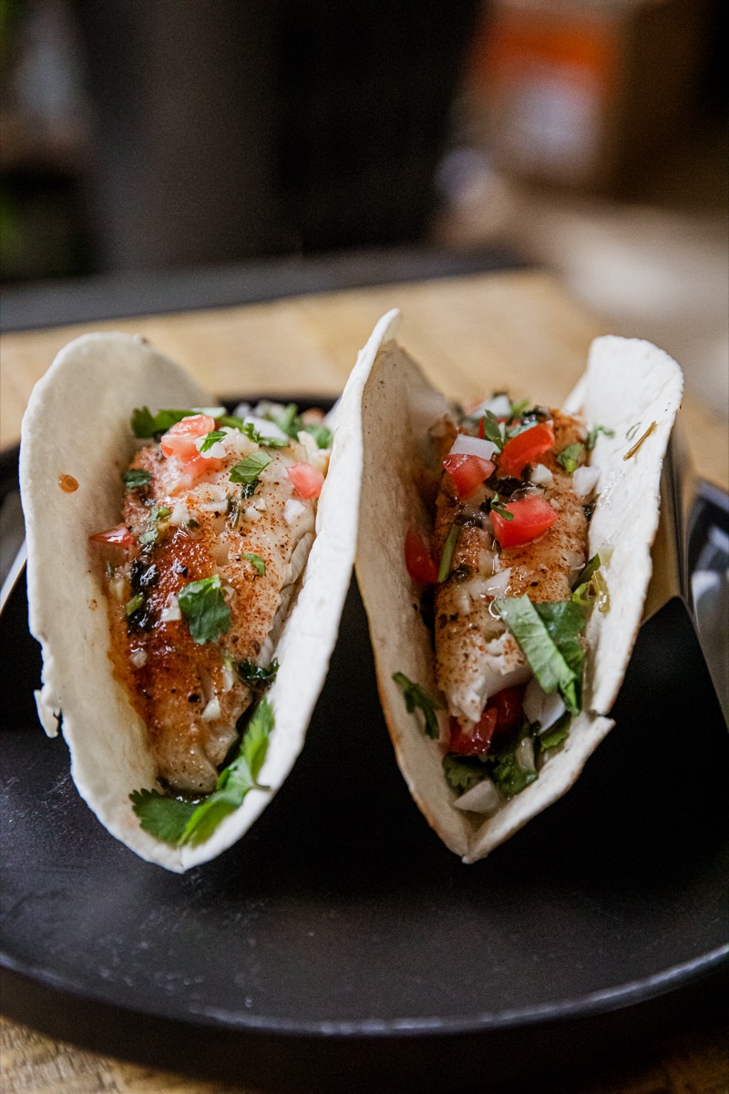 Garlic Lime Fish Tacos