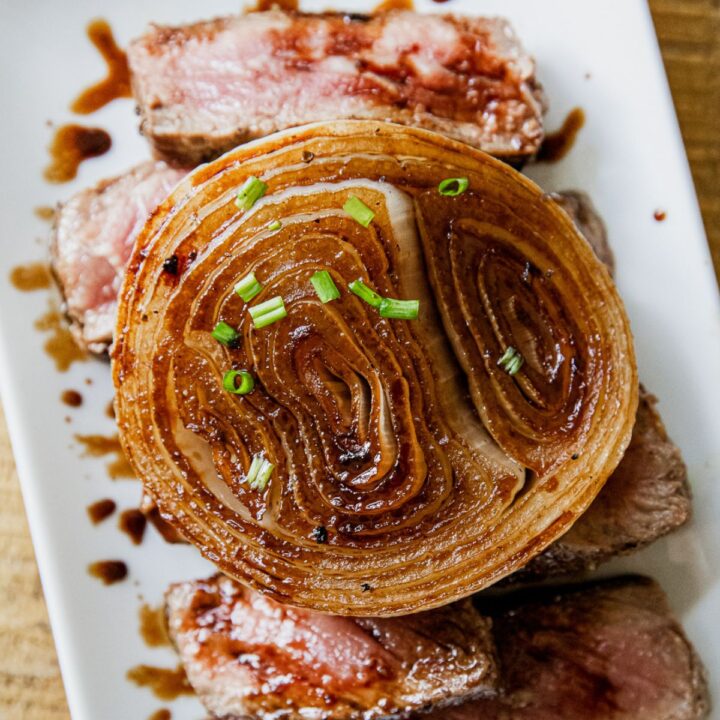 Grilled Balsamic Onions