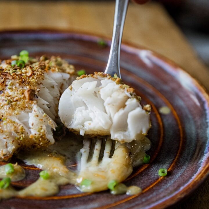 Pistachio Crusted Lingcod