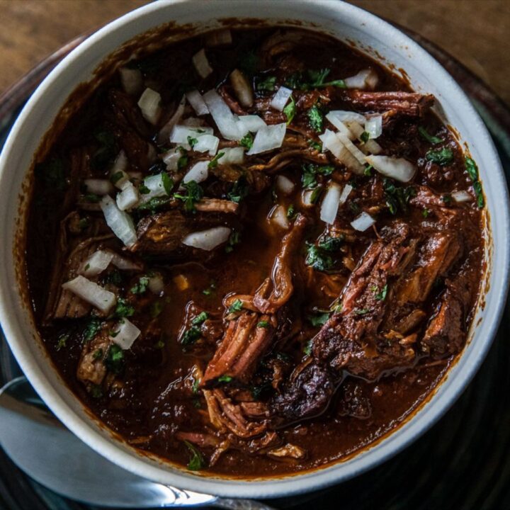 Smoked Tri Tip Beef Birria