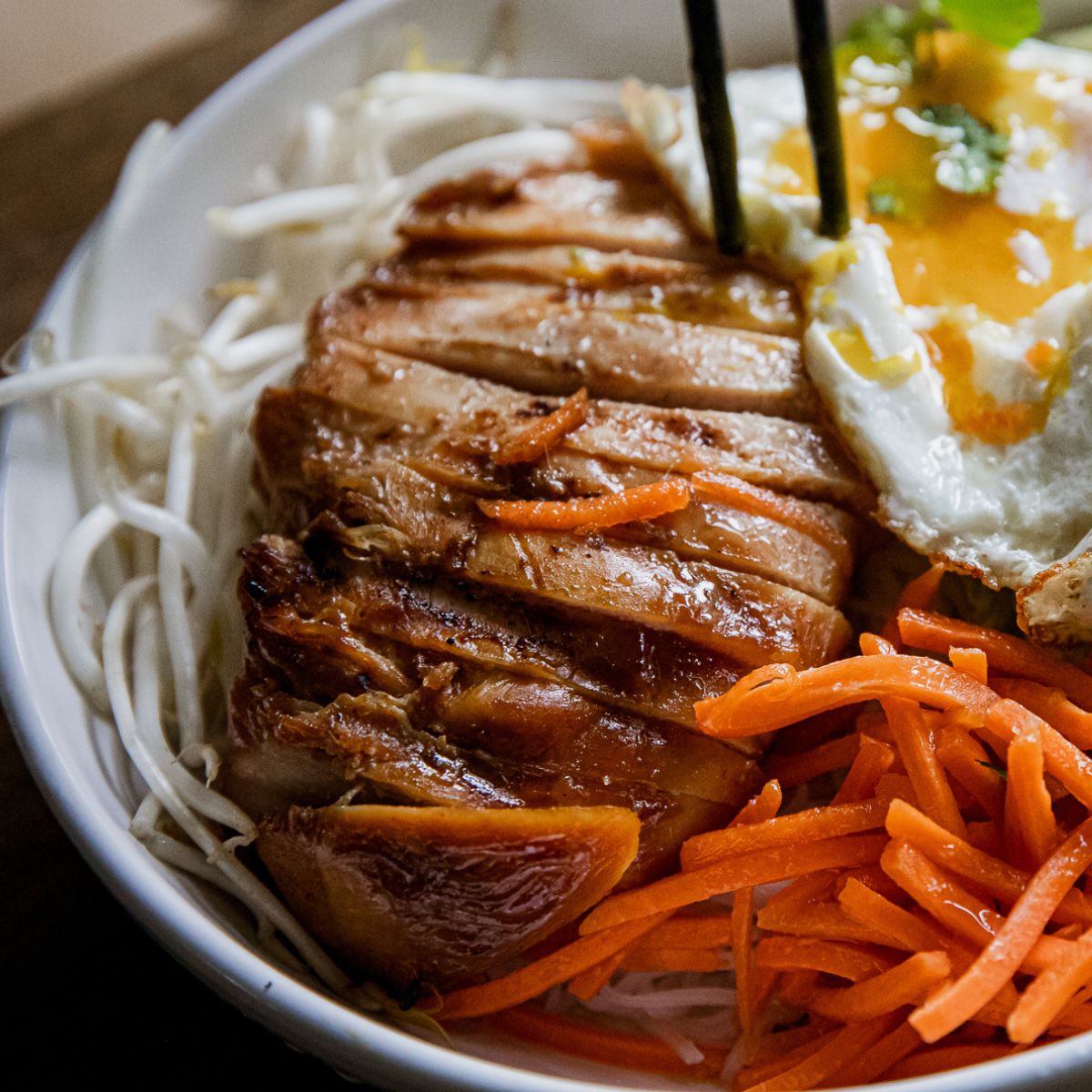 Traeger Chicken Vermicelli Bowls