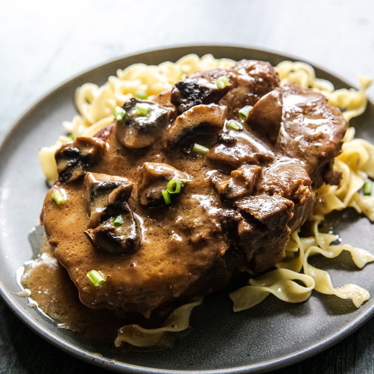 Creamy Mushroom Pork Chops