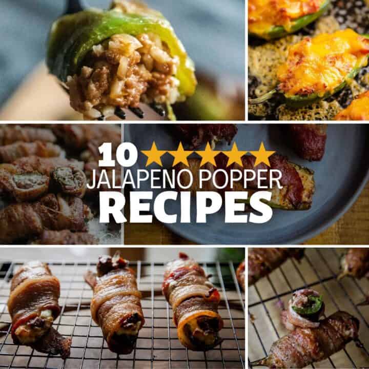 Jalapeño poppers stuffed with cheese and savory fillings, perfect for parties and snacks.