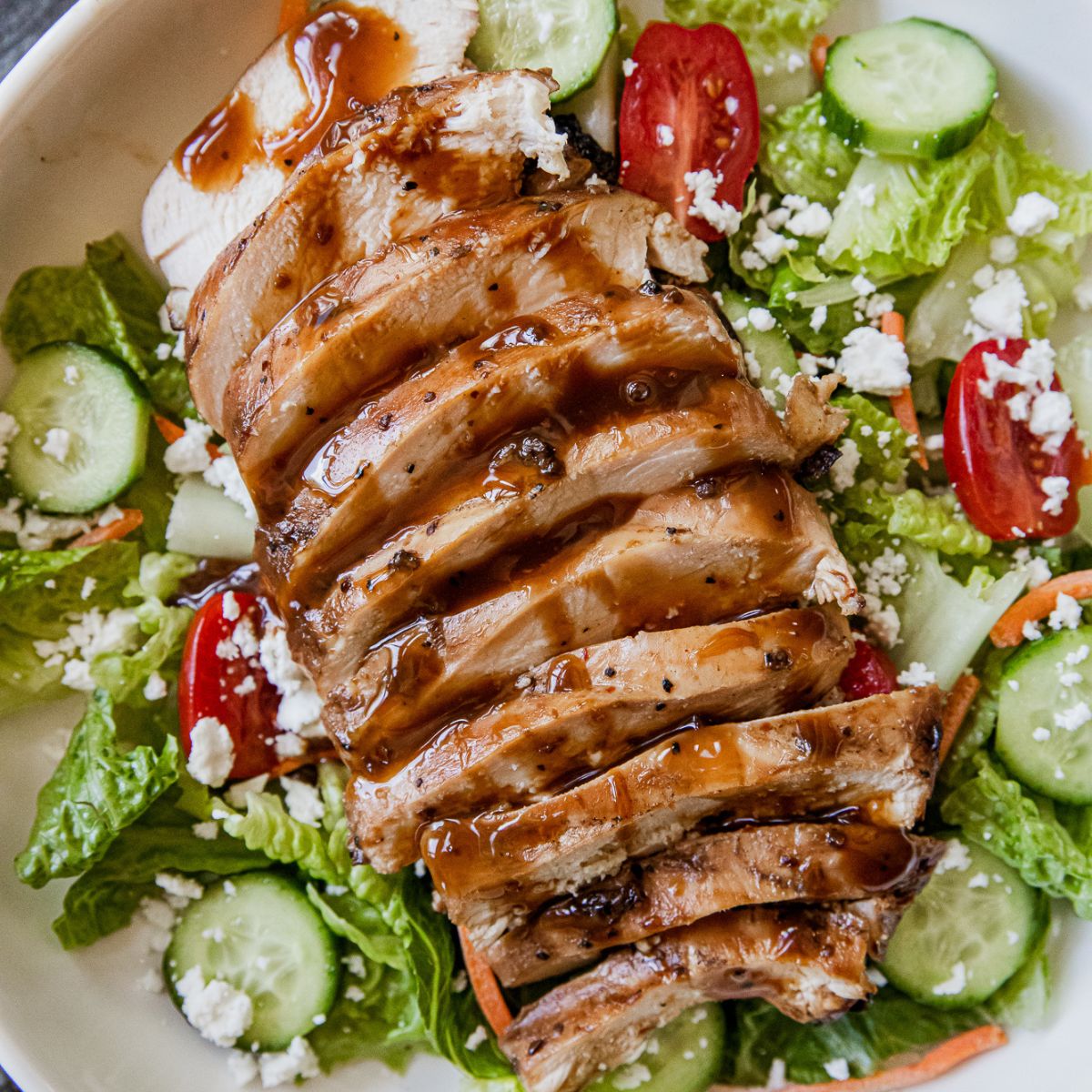 Grilled Balsamic Chicken Salad