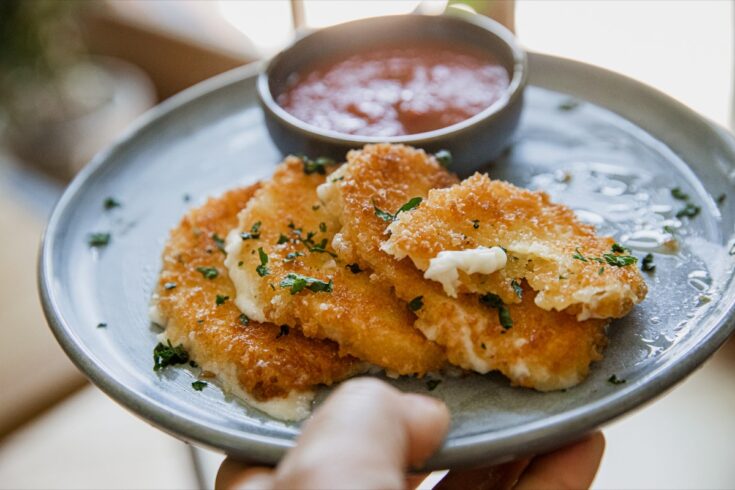 Blackstone Fried Mozzarella