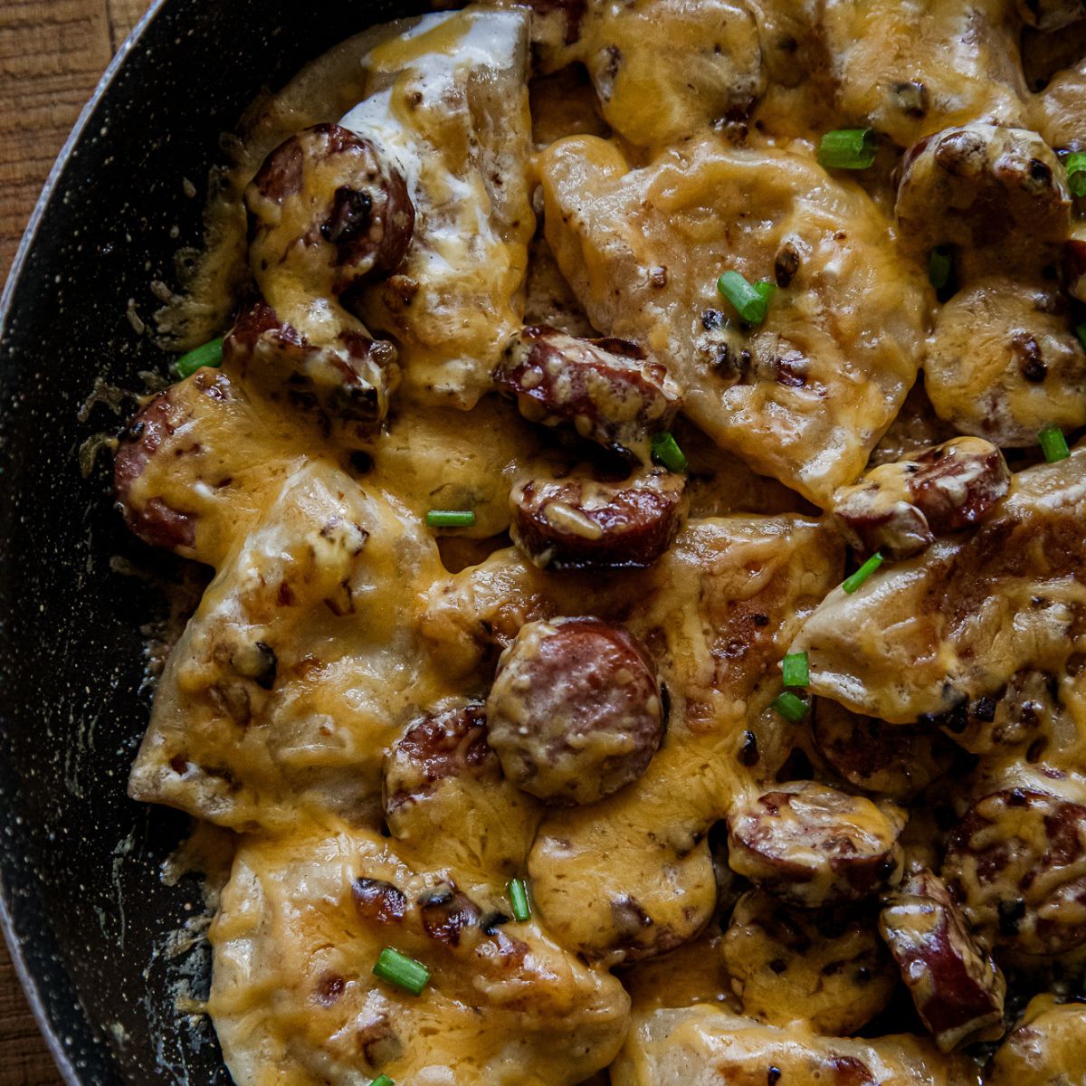 Skillet Pierogi Casserole