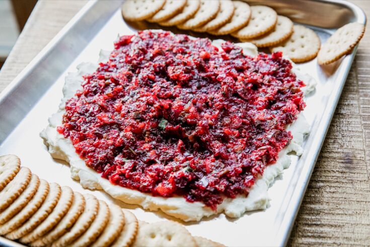 Cranberry Jalapeño Smoked Cream Cheese