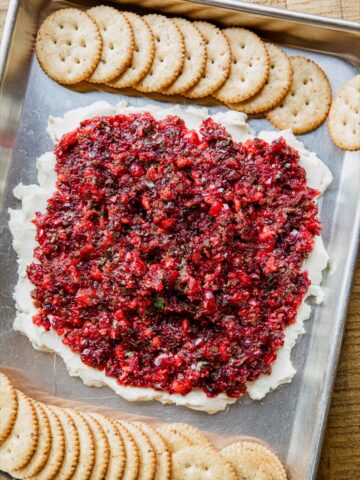 Cranberry Jalapeno Smoked Cream Cheese