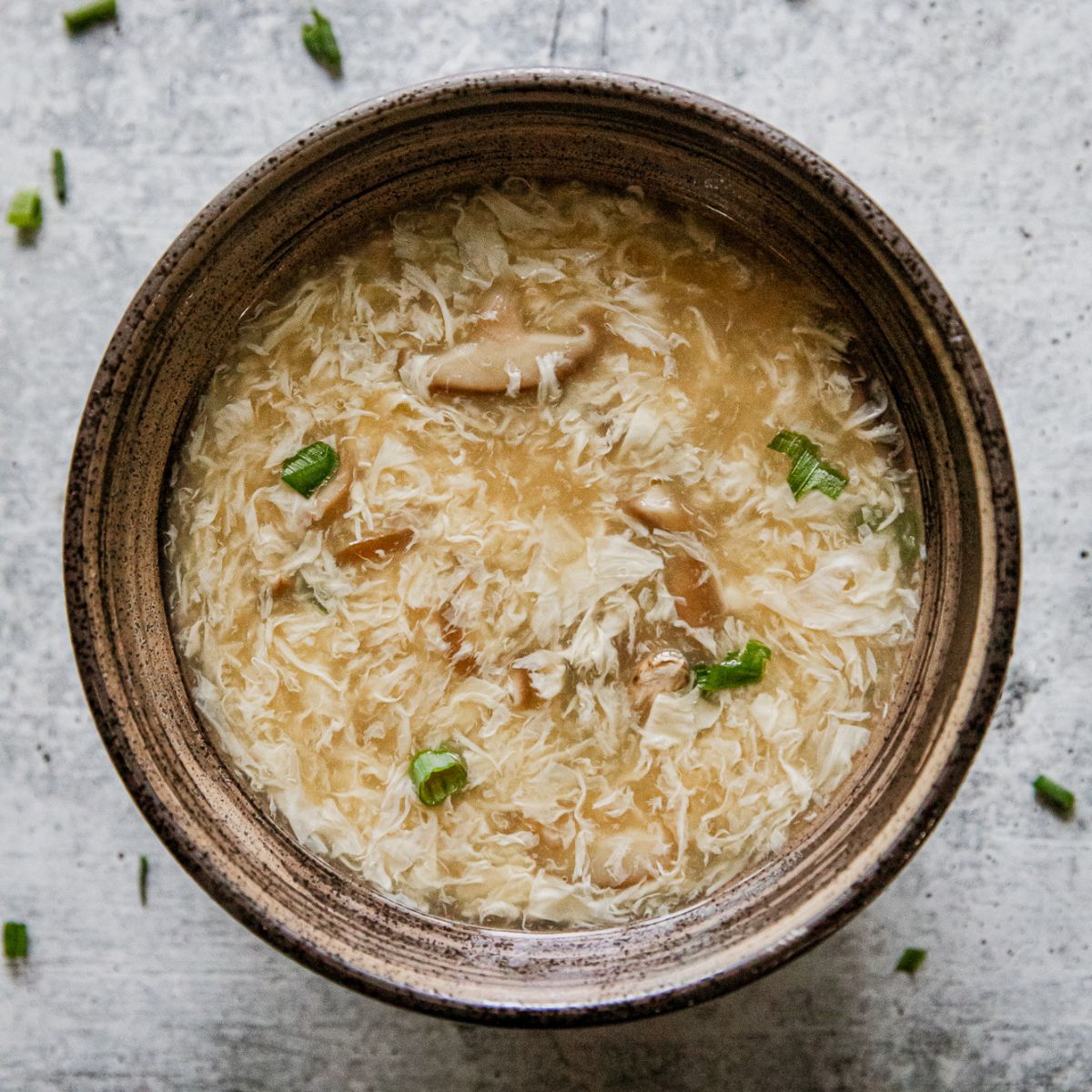 High Protein Egg Drop Soup