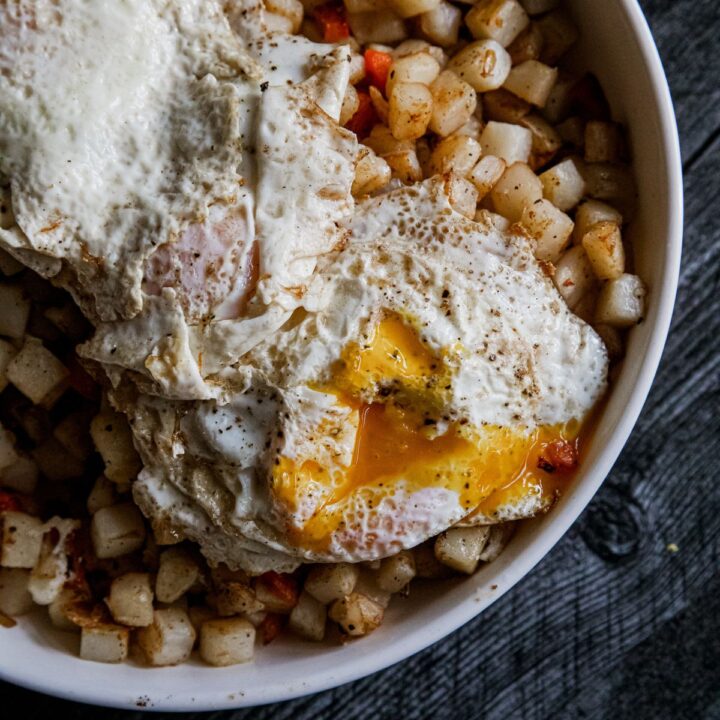 Griddle Potatoes O'Brien