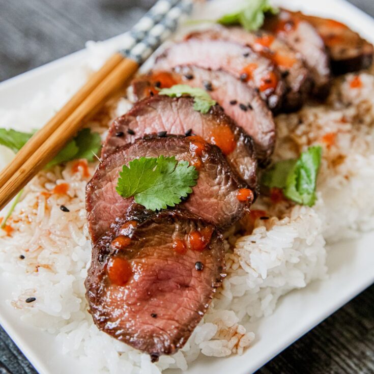 Traeger Teriyaki Venison Backstrap