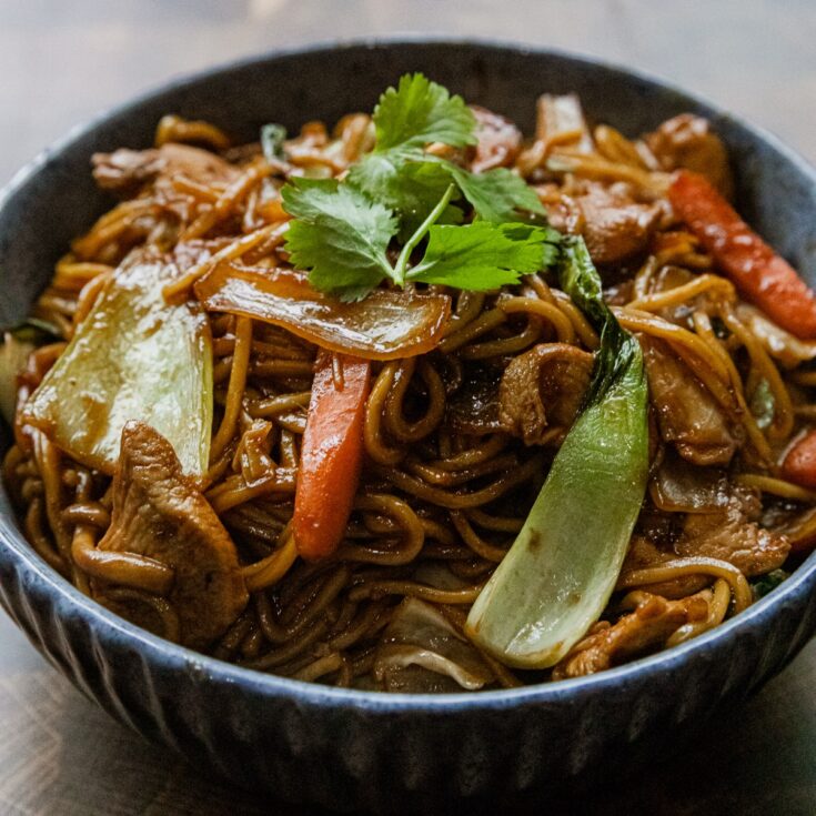 Blackstone Chicken Yakisoba