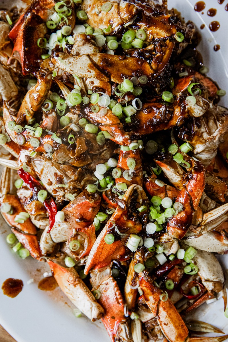 Ginger Scallion Crab