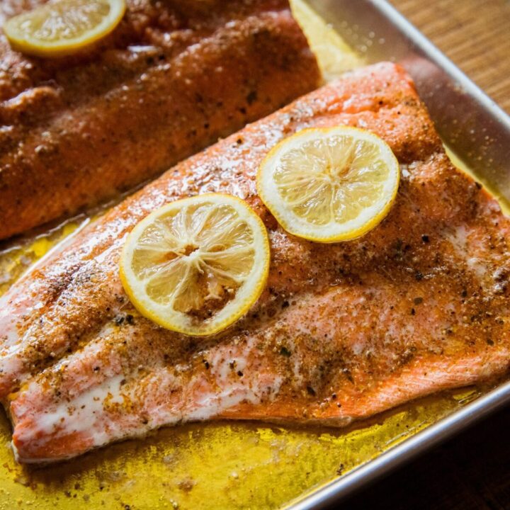 Grilled Chinook Salmon