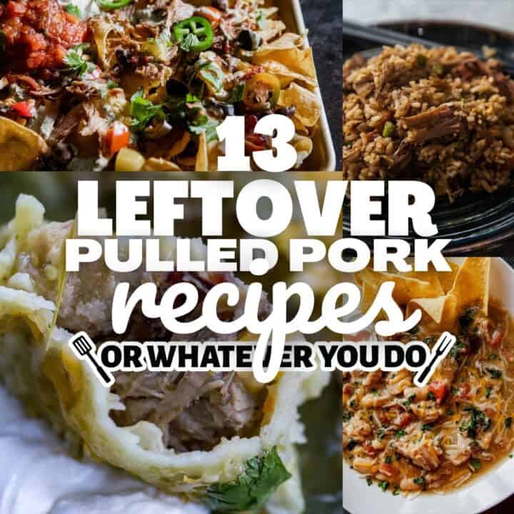 Delicious leftover pulled pork recipes with images of flavorful dishes.