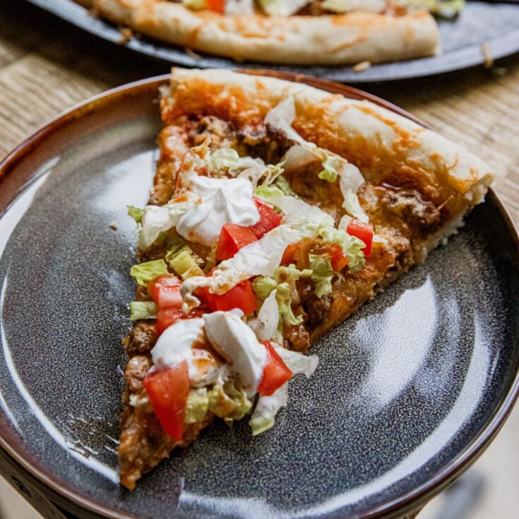 Homemade Taco Pizza