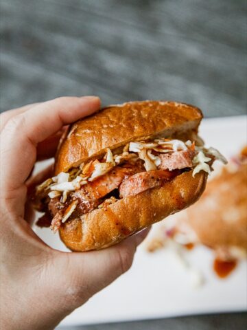 Traeger Pork Tenderloin Sliders