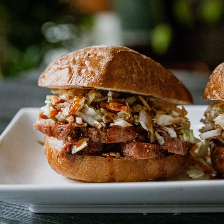 Traeger Pork Tenderloin Sliders