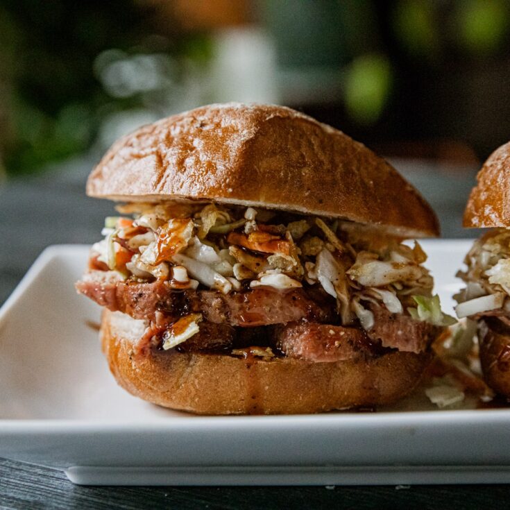 Traeger Pork Tenderloin Sliders